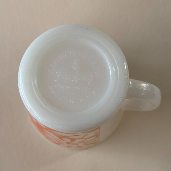 Vintage Anchor Hocking Fire King Milk Glass Mug - Picture 6 of 8